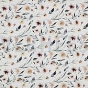 WAFFLE JERSEY DIGITAL FLOWERS WHITE (thumbnail)