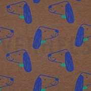JERSEY MELANGE HUNDE TAUPE (thumbnail)