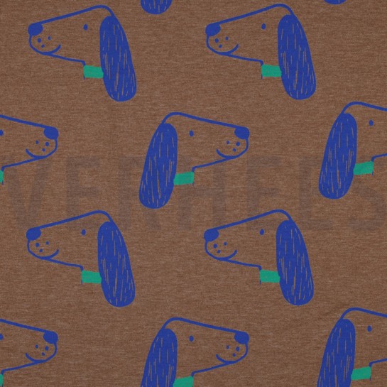 JERSEY MELANGE HUNDE TAUPE #7