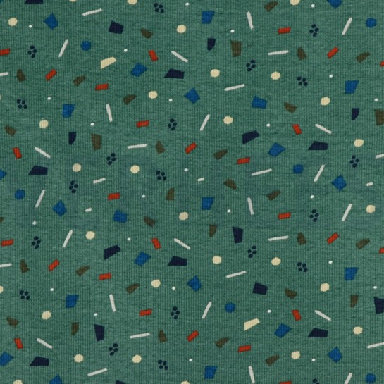 RIB JERSEY PUNTJES OUDGROEN #7