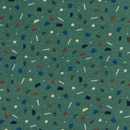 RIB JERSEY PUNTJES OUDGROEN (hover)