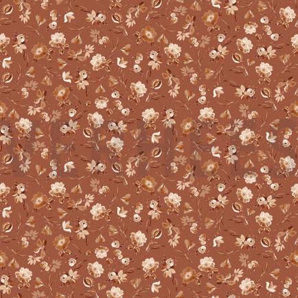 JERSEY DIGITAL BLUMEN COGNAC (hover)
