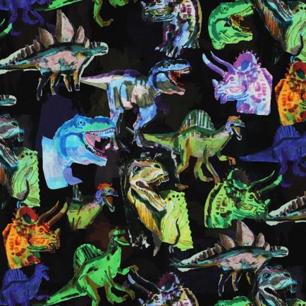 SWEAT DIGITAL DINOSAURS BLACK (hover)
