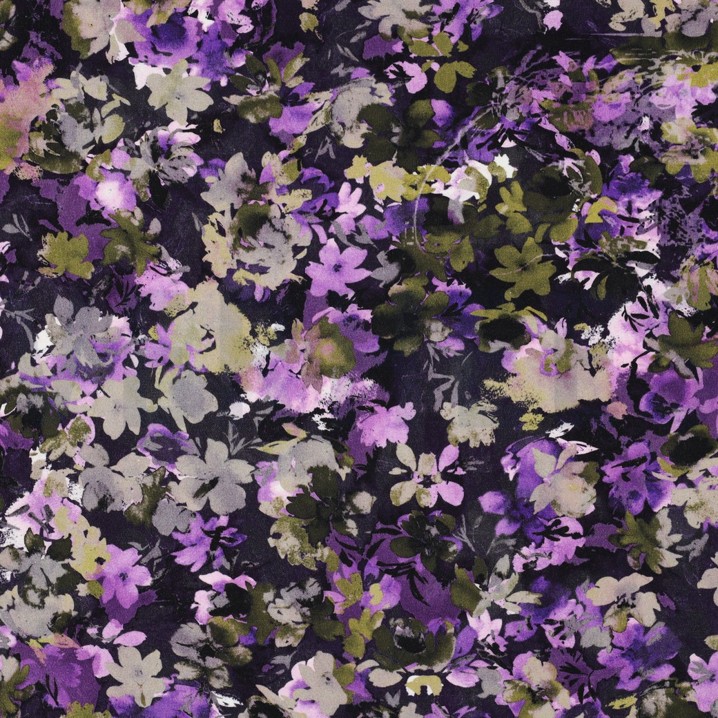 SWEAT DIGITAL FLOWERS PURPLE