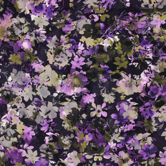 SWEAT DIGITAL FLOWERS PURPLE #7