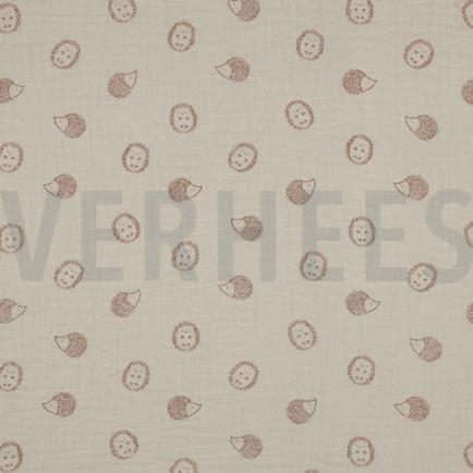 DOUBLE GAUZE EGELS NATUREL (hover)