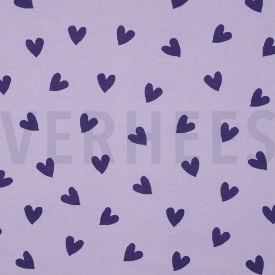 FLANNEL HEARTS LAVENDER #7