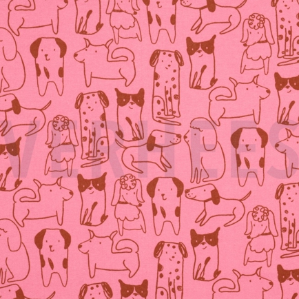 FLANNEL DOGS PINK (hover)