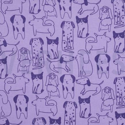 FLANNEL DOGS PURPLE (hover)