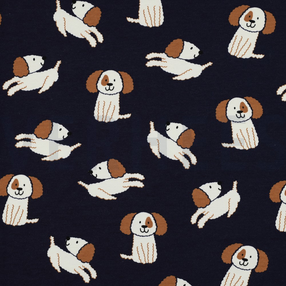 SOFT SWEAT CHIENS BLEU MARINE