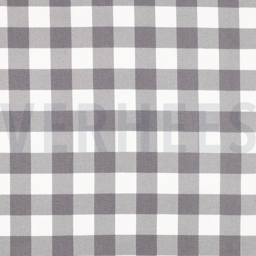 CANVAS WATERDICHT RUITEN GRIJS