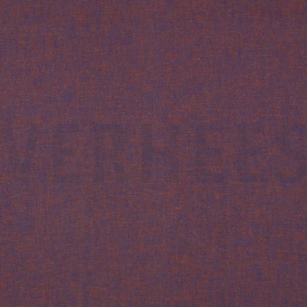 LIN COTON TEINT ET FIL BLEU/BRUN (hover)