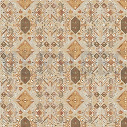 CANVAS DIGITAAL GEOMETRISCH OKER (hover)
