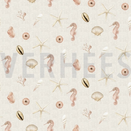 CANVAS DIGITAL SHELLS LINEN ECRU (hover)