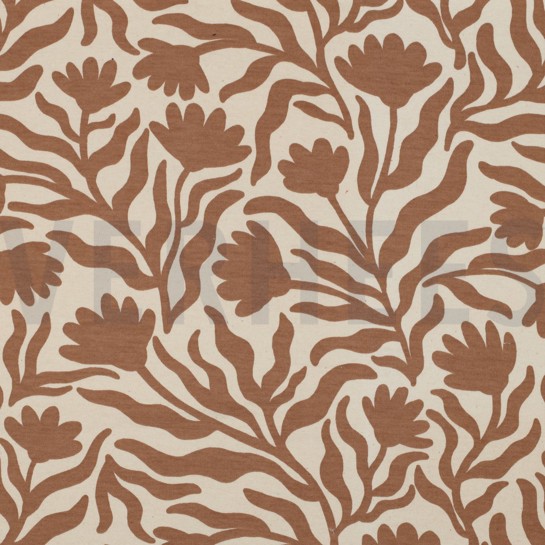 SWEAT NATUREL FLEURS CARAMEL #7