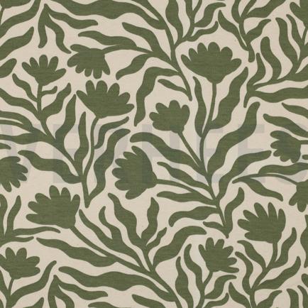 SWEAT NATURAL FLOWERS ARMY GREEN (hover)