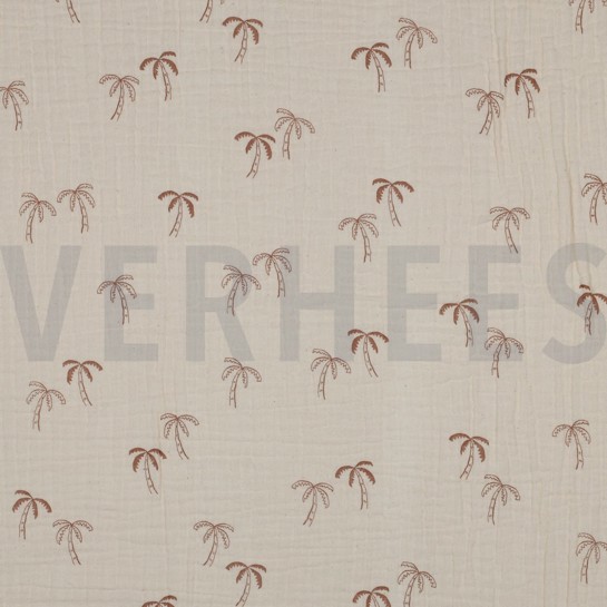 DOUBLE GAUZE GOTS NATURAL PALMBOMEN NATUREL #7