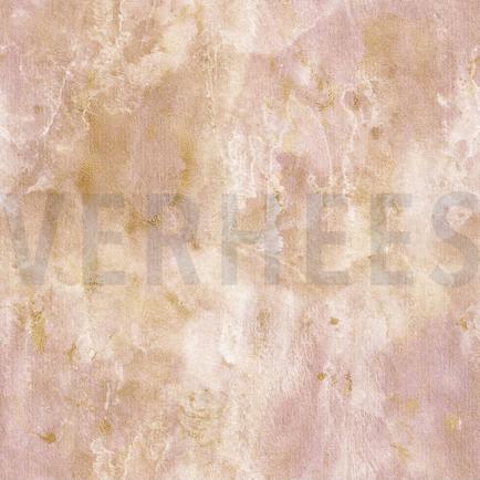 CANVAS DIGITAAL MARMER LICHTROZE/GOUD (hover)