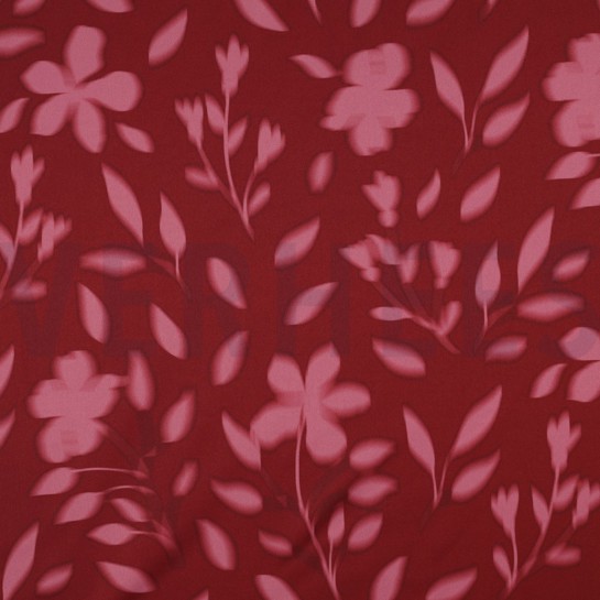 ROYAL MICRO SATIN DIGITAL FLOWERS RED #7