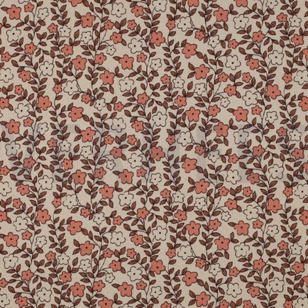 RIB JERSEY GOTS NATURAL FLOWERS NATURAL (hover)