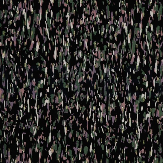 VISKOSE LUREX ABSTRACT SCHWARZ #7