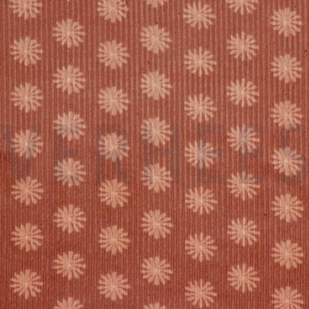 GEWASSEN RIBCORDUROY BLOEMEN BLUSH (hover)