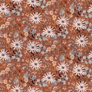 SWEAT DIGITAL FLOWERS TERRACOTTA (thumbnail)