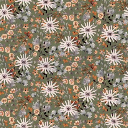 SWEAT DIGITAAL BLOEMEN BOSGROEN (hover)