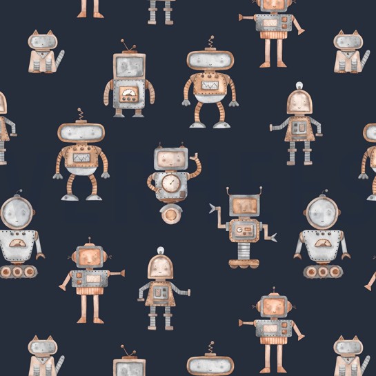 JERSEY DIGITAL ROBOTS NAVY #7