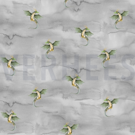 JERSEY DIGITAL DRACHEN GRAU (hover)