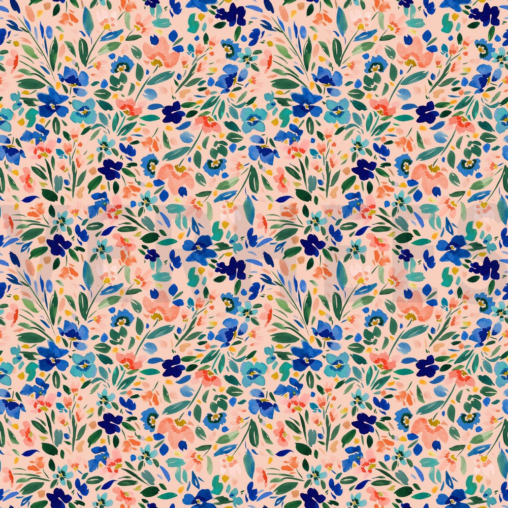 JERSEY DIGITAL WILDE BLUMEN HELL LACHS