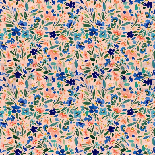 JERSEY DIGITAAL VELDBLOEMEN LICHT ZALM #7