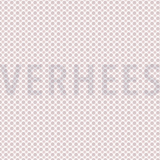 KATOENEN POPLIN MINIMALS WIT/DONKERROZE #7