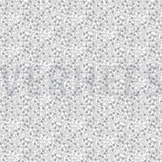 POPLIN MINIMALS WHITE/GREY #7