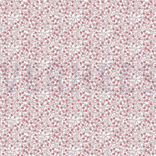 POPLIN MINIMALS WHITE/DARK ROSE #7