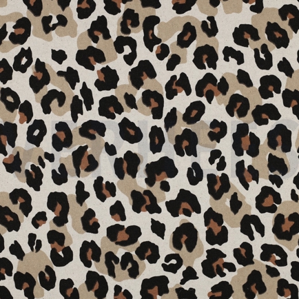 CANVAS LEINENOPTIK TIERHAUT NATUR (hover)