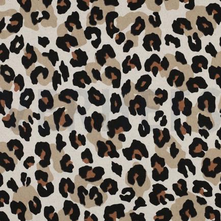 TOILE DÉCORATION LIN LOOK PEAU D’ANIMAL NATUREL (hover)