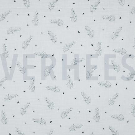 MUSSELIN GOTS DIGITAL WALD WEISS (hover)