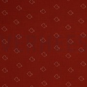 DOUBLE GAZE DE COTON OISEAUX RUST (thumbnail)