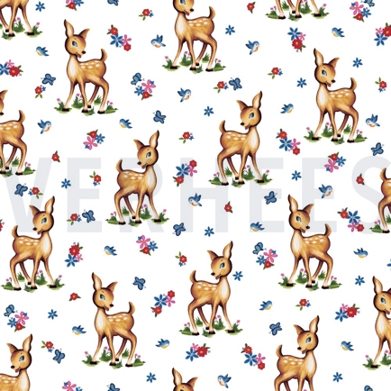 FRENCH TERRY DIGITAL TIERE WEISS (hover)