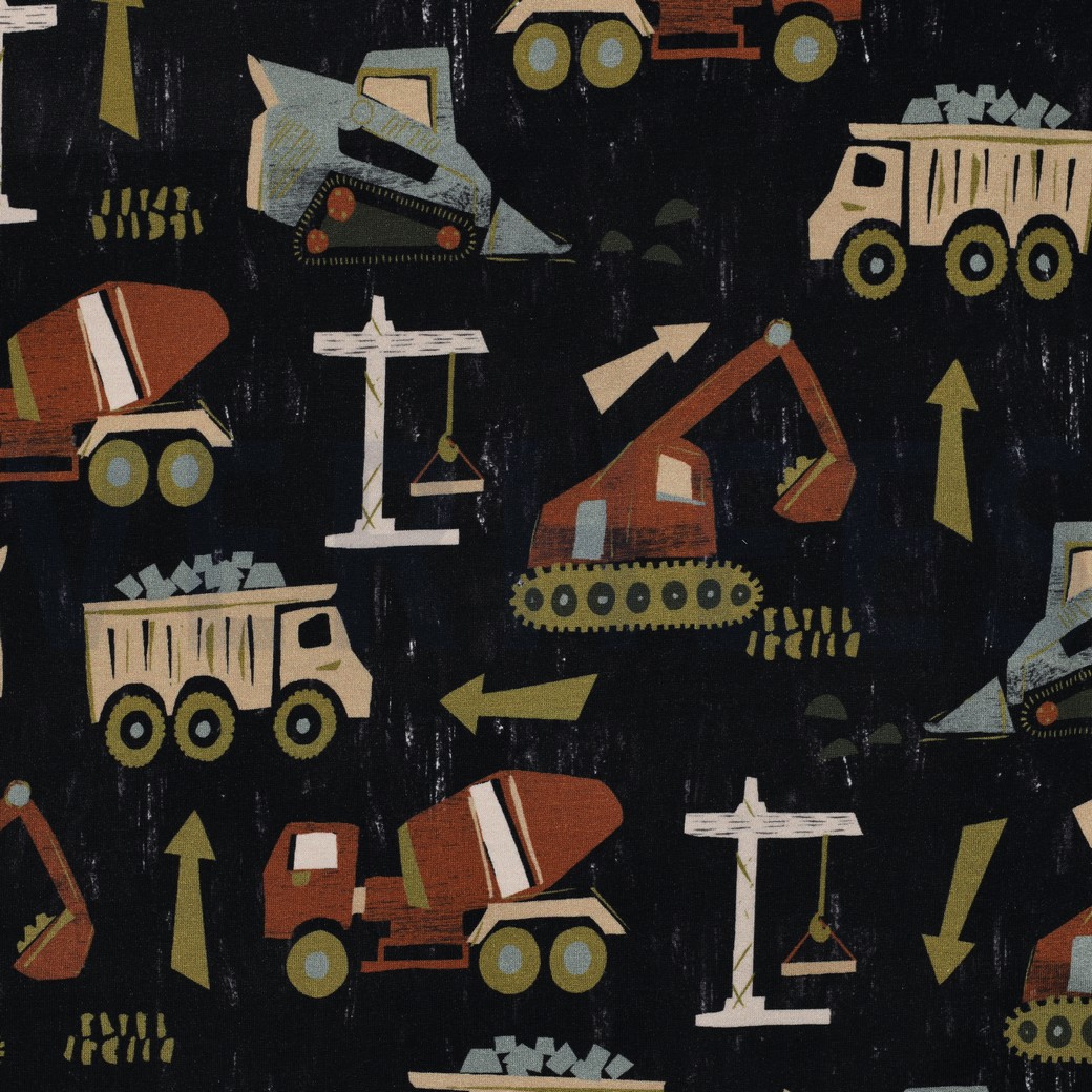 SWEAT DIGITAL CONSTRUCTION VEHICLES NAVY