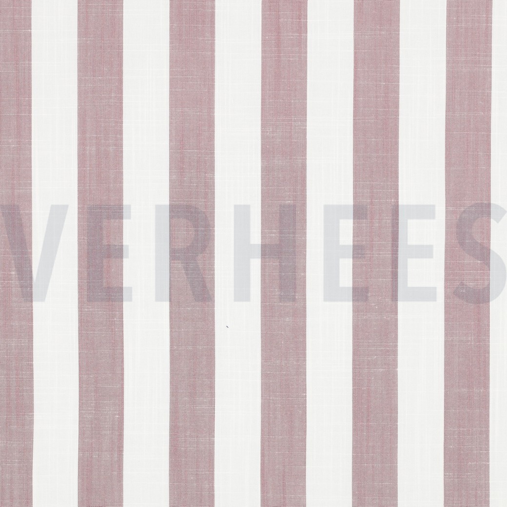 VISCOSE TEINT EN FIL RAYURES ROSÉ PÂLE
