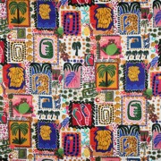 COTTON SATIN DIGITAL SUMMER PATCHWORK MULTICOLOUR (thumbnail)