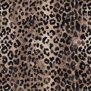BAUMWOLLE VISKOSE DIGITAL TIERHAUT OCKER (thumbnail)