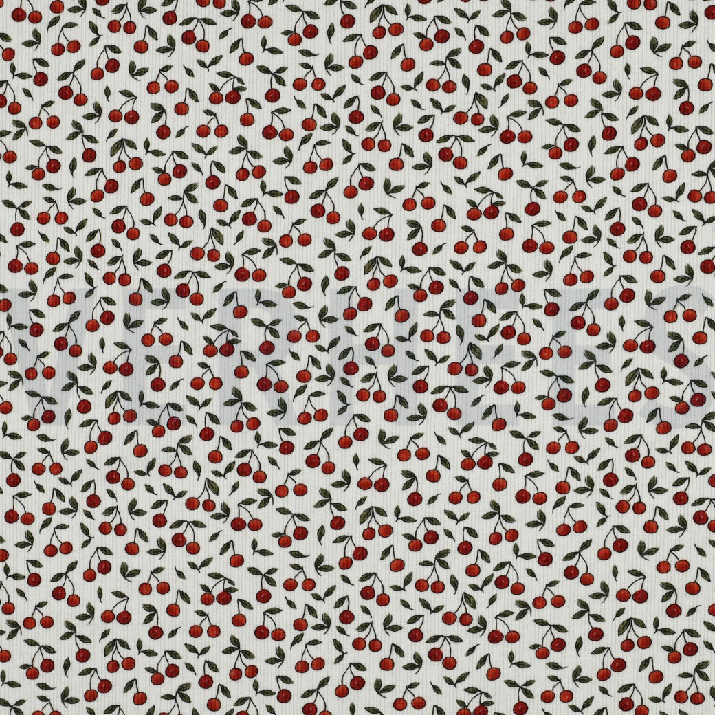 RIPPJERSEY DIGITAL KIRSCHEN GEBROCHEN WEISS