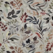 TOILE DÉCORATION DIGITAL FEUILLES LIN (thumbnail)