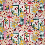 TOILE DÉCORATION DIGITAL FRUITS BLANC CASSÉ (thumbnail)