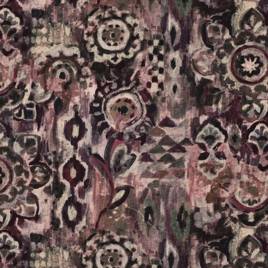 CANVAS DIGITAL ABSTRACT BURGUNDY #7