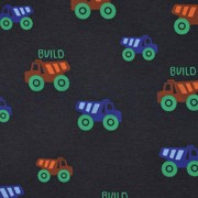 JERSEY MELANGE CONSTRUCTION VEHICLES NAVY (thumbnail)