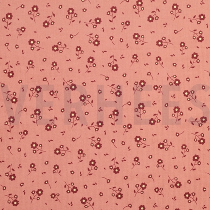 FEINCORD GLITZER KLEINE BLUMEN BLUSH (hover)